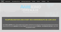Desktop Screenshot of aarekino.ch